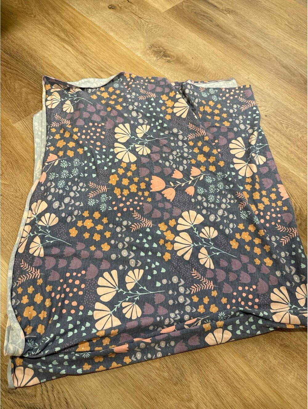 Copper and pearl purple blanket